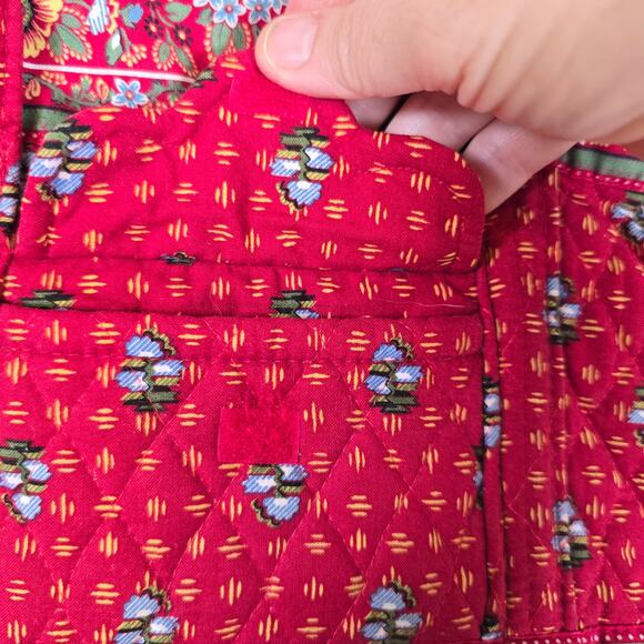 Vintage Vera Bradley Red Provincial Floral Shoulder Bag Retired Cottagecore READ - Picture 6 of 16